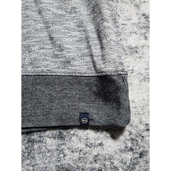 AG Adriano Goldschmied Sweatshirt Mens Heather Grey Large Lightweight Crew Neck - Picture 4 of 7